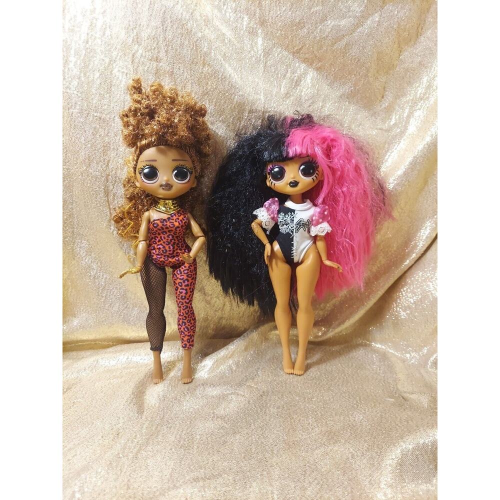 LOL Surprise OMG Remix Rock Metal Chick + Ferocious Fashion Dolls Lot Of 2